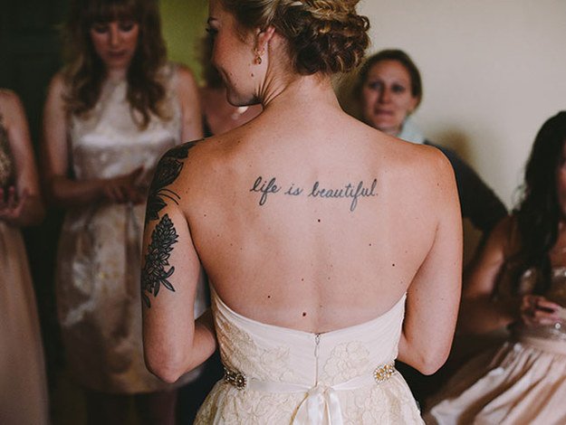 татуировки невесты