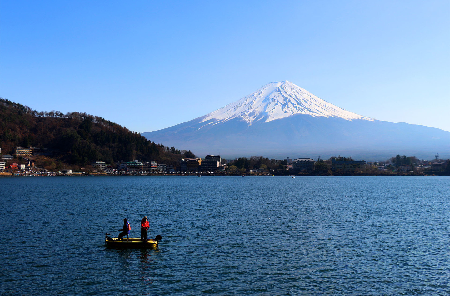 Japan Mount Fuji boat by Felix Cesare