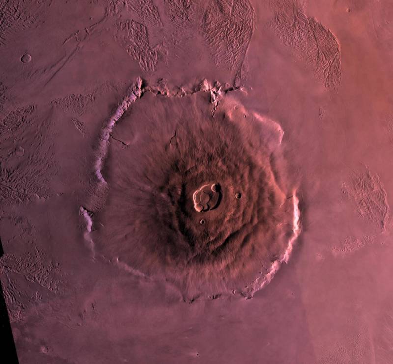 Олимп самая высокая гора на Марсе