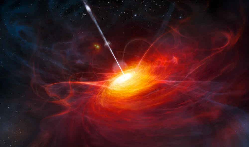 факты о черных дырах: квазары
