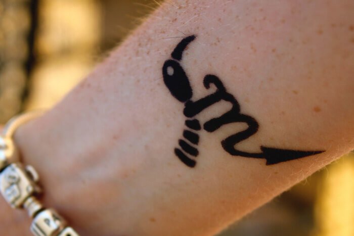 Татуировки в виде знака Зодиака