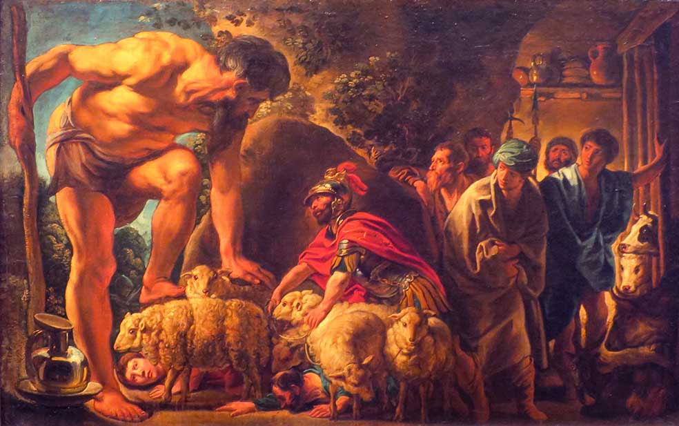 Циклоп Полифем и Одиссей