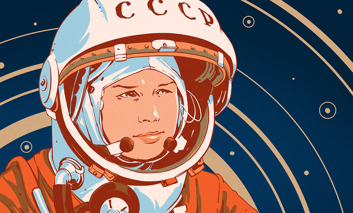 Терешкова - первая женщина в космосе