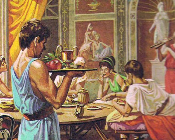 трппезы Древнего Рима